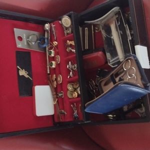 Mens Estate Jewelry Bundle with Box